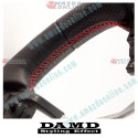 Damd Flat Bottomed Leather Sports Steering Wheel fits 14-17 Subaru Legacy [BS,BN] SS362-RX