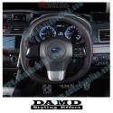 Damd Flat Bottomed Leather Sports Steering Wheel fits 14-20 Subaru Levorg [VMG,VM4] SS360-RX