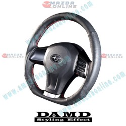 Damd Flat Bottomed Leather Sports Steering Wheel fits 12-14 Subaru Legacy [BM,BR] SS360-DL