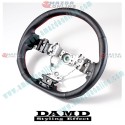 Damd Flat Bottomed Leather Sports Steering Wheel fits 12-15 Subaru Crosstrek XV [GP] SS360-DL