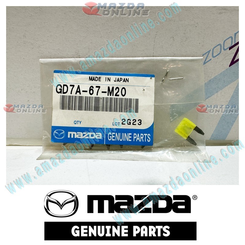 Mazda Genuine Multi-Purpose Fuse 20A GD7A-67-M20 fits 03-08 MAZDA3 [BK] GD7A-67-M20