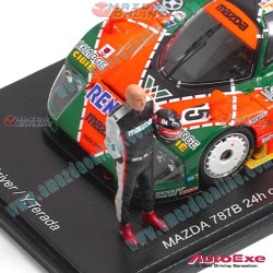 EDICIÓN LIMITADA Mazda 787B #55 Modelo del desfile de autos ganador del 100 aniversario de las 24 horas de Le Mans