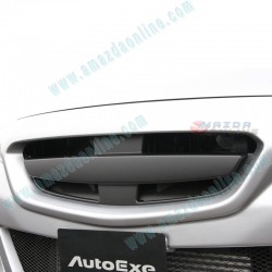 AutoExe Front Bumper with Grill Cover Aero Kit include LED Daytime Running Light fits 13-16 Mazda3 [BM] MBM2E00