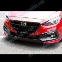 KnightSports Front Bumper with Grill Cover Aero Kit fits 13-16 Mazda3 [BM] KZD71304