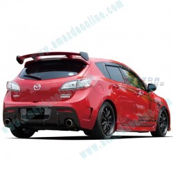 KnightSports Rear Bumper Cover Aero Kit fits 08-13 Mazda3 [BL] 5-Door KZG74331