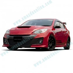 KnightSports Front Bumper with Grill Aero Kit fits 10-13 Mazdaspeed3 [BL3FW] KZG71302