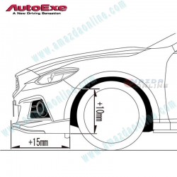 AutoExe Front Bumper with Grill Aero Kit fits 2016-2017 Mazda6 [GJ] MGJ2F00