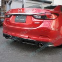 KnightSports Rear Lower Diffuser Spoiler Splitter fits 13-15 Mazda6 [GJ] Sedan KZD74631