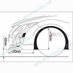 AutoExe Front Bumper with Grill Aero Kit fits 10-12 Mazda6 [GH] MGA2000