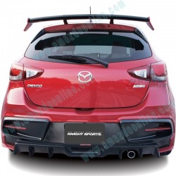 KnightSports Rear Bumper Cover Aero Kit fits 2015-2024 Mazda2 [DJ] KZD74322