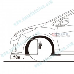 AutoExe Front Bumper with Grill Aero Kit fits 11-14 Mazda2 [DE] SkyActiv-G MDP2000