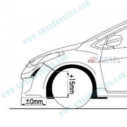 AutoExe Front Bumper with Grill Aero Kit fits 07-11 Mazda2 [DE] MDE2000