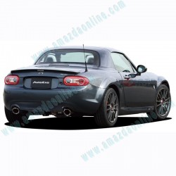 AutoExe Rear Trunk Spoiler Lip fits 05-15 Miata [NC] Hard Top MNC2610