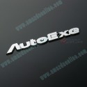 AutoExe Chrome Emblem Badge A12300-02 A1230002