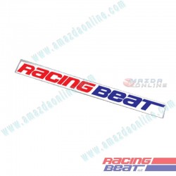 Racing Beat Logo Sticker [Black, White, Multi] 35010