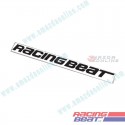 Racing Beat Logo Sticker [Black, White, Multi] 35010