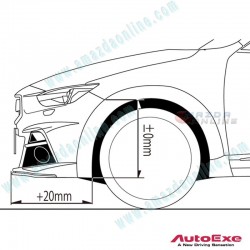 AutoExe Front Bynoer with Grille Aero Kit fits 2015-2023 Mazda CX-3 [DK] MDK2F00