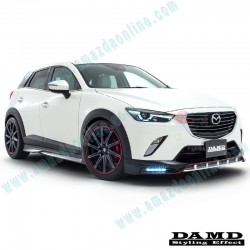 Damd Front Lower Lower Spoiler include LED Daytime Running Light Kit fits 2015-2023 Mazda CX-3 [DK]