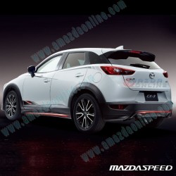 MazdaSpeed Rear Roof W-wing Spoiler fits 2015-2023 Mazda CX-3 [DK] QDKE519N0A