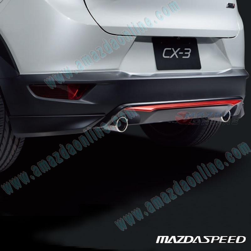 MazdaSpeed Rear Lower Diffuser Spoiler Package fits 2015-2023 Mazda CX-3 [DK] QDK150360PZ