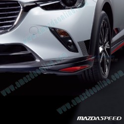 MazdaSpeed Front Lower Lip Spoiler fits 2015-2023 Mazda CX-3 [DK] QDK150AH0