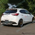 Kenstyle EIK Rear Bumper Diffuser Spoiler fits 2015-2017 Mazda2 [DJ]