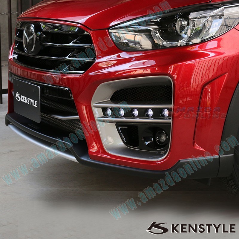 Kenstyle EIK Front Bumper with Grill Cover Aero Kit include LED