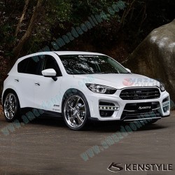 Kenstyle EIK Front Bumper with Grill Cover Aero Kit include LED Daytime Running Light Bar fits 15-16 CX-5