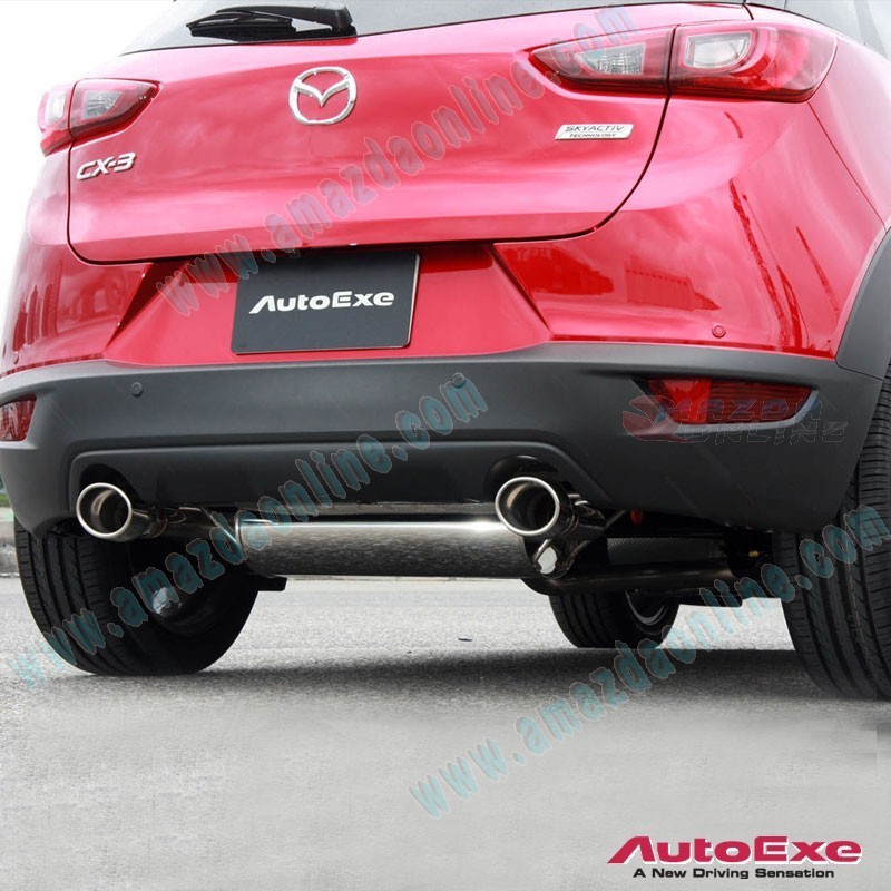 AutoExe Stainless Steel Exhaust Cat-Back 2015-2023 Mazda CX-3 [DK] SkyActiv-G MDK8Y20