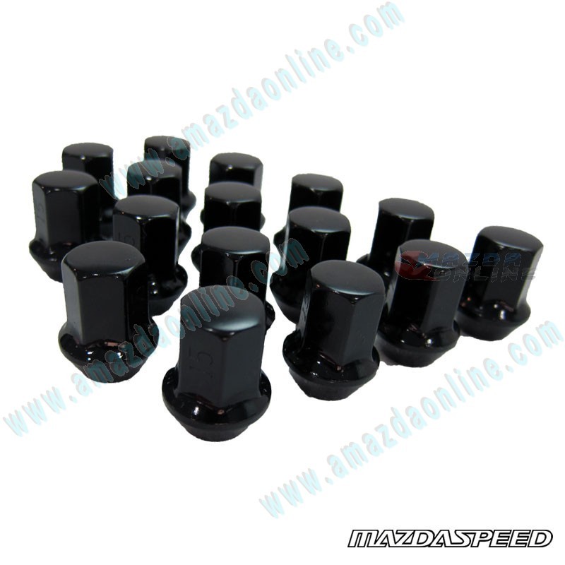 Mazda Accessories Black Wheel Lug Nut Kit Set C900V9700