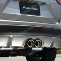 AutoExe Center-exit Dual Tip Exhaust Cat-Back fits 2013-2016 Mazda CX-5 [KE] SkyActiv-D MKE8Y50