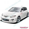 AutoExe Front Bumper with Grill Aero Kit fits 03-06 Mazda3 [BK] MBK2000