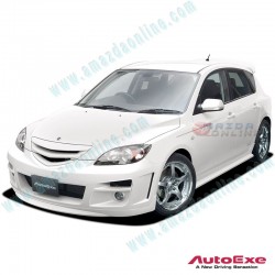 AutoExe Side Skirt Spoiler Splitter fits 03-09 Mazda3 [BK] MBK2300