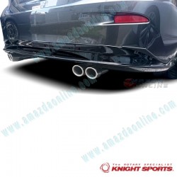 KnightSports Quad-Tip Exhaust Cat-Back fits 17-18 Mazda3 [BM BN] Sedan SkyActiv-D KZD14308