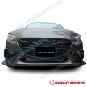 KnightSports Front Bynoer with Grill Cover Aero Kit [Type-2] fits 2017-2018 Mazda3 [BN] KZD71305