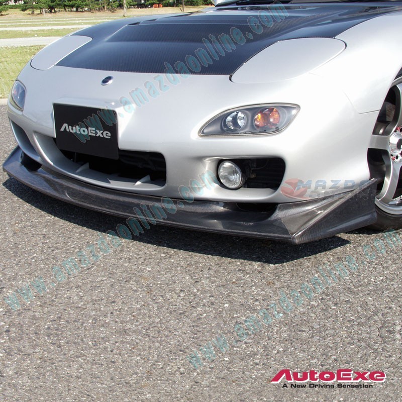 AutoExe Carbon Fibre Front Bumper Lip Splitter fits 99-02 RX-7