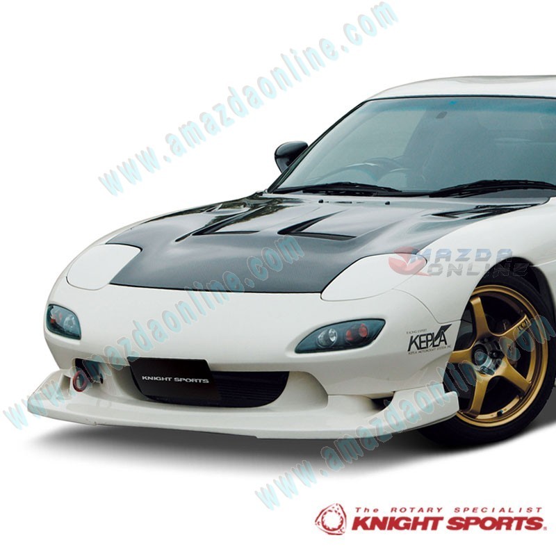 KnightSports Front Lower Spoiler with Under Panel Cover [Type-5] fits 99-02 RX-7 [FD3S] KDE71501