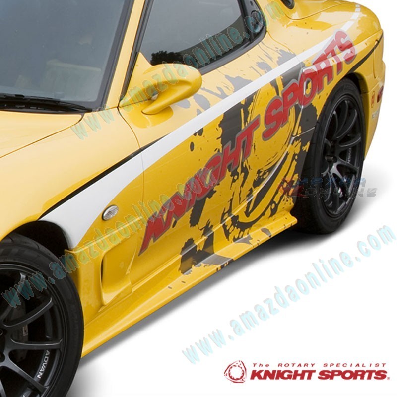 KnightSports Rear Bumper Cover Aero Kit fits 93-95 RX-7 [FD3S] KDC74301