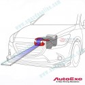 AutoExe Fresh Air Guide fits 2015-2024 Mazda2 [DJ] MDJ9B00