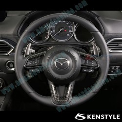 Kenstyle Steering Wheel V-Trim garnish fits 17-24 Mazda M01