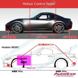 AutoExe Motion Control Beam (MCB) fits 15-24 Miata [ND,NE] MiataRF MND4900