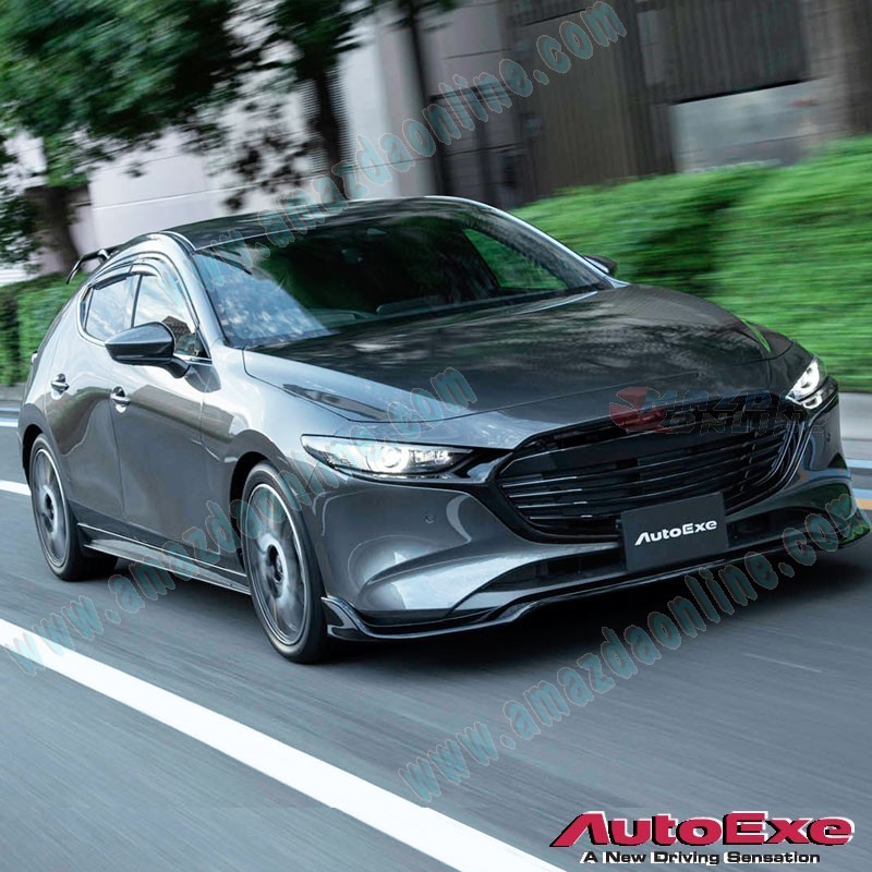 AutoExe Front Bumper Spoiler fits 2019-2023 Mazda3 [BP] Hatchback