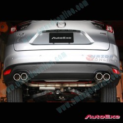 AutoExe Quad Tip Exhaust Cat-Back fits 2017-2022 Mazda CX-8 [KG] SkyActiv-G MKG8Y60