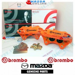 Miata 30th Anniversary Racing Orange Genuine Mazda x Brembo 4-POT Caliper Kit