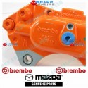 Miata 30th Anniversary Racing Orange Genuine Mazda x Brembo 4-POT Caliper Kit