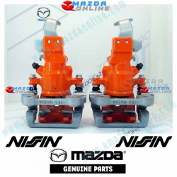 Miata 30th Anniversary Racing Orange Genuine Mazda x Nissin Rear Brake Caliper