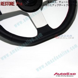 AutoExe LIMITED EDITION Flat Bottom Leather Steering Wheel 93-02 Mazda RX-7 [FD3S] MNA137003