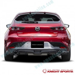 KnightSports Stainless Steel Exhaust Cat-back fits 2019-2024 Mazda3 [BP] Fastback KZD14309