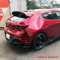 KnightSports Rear Roof Spoiler fits 2019-2024 Mazda3 [BP] Factback KZD72335