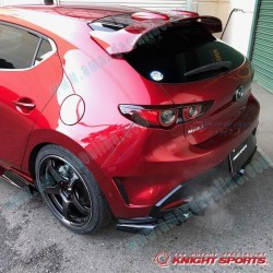 KnightSports Rear Roof Spoiler fits 2019-2024 Mazda3 [BP] Factback KZD72335